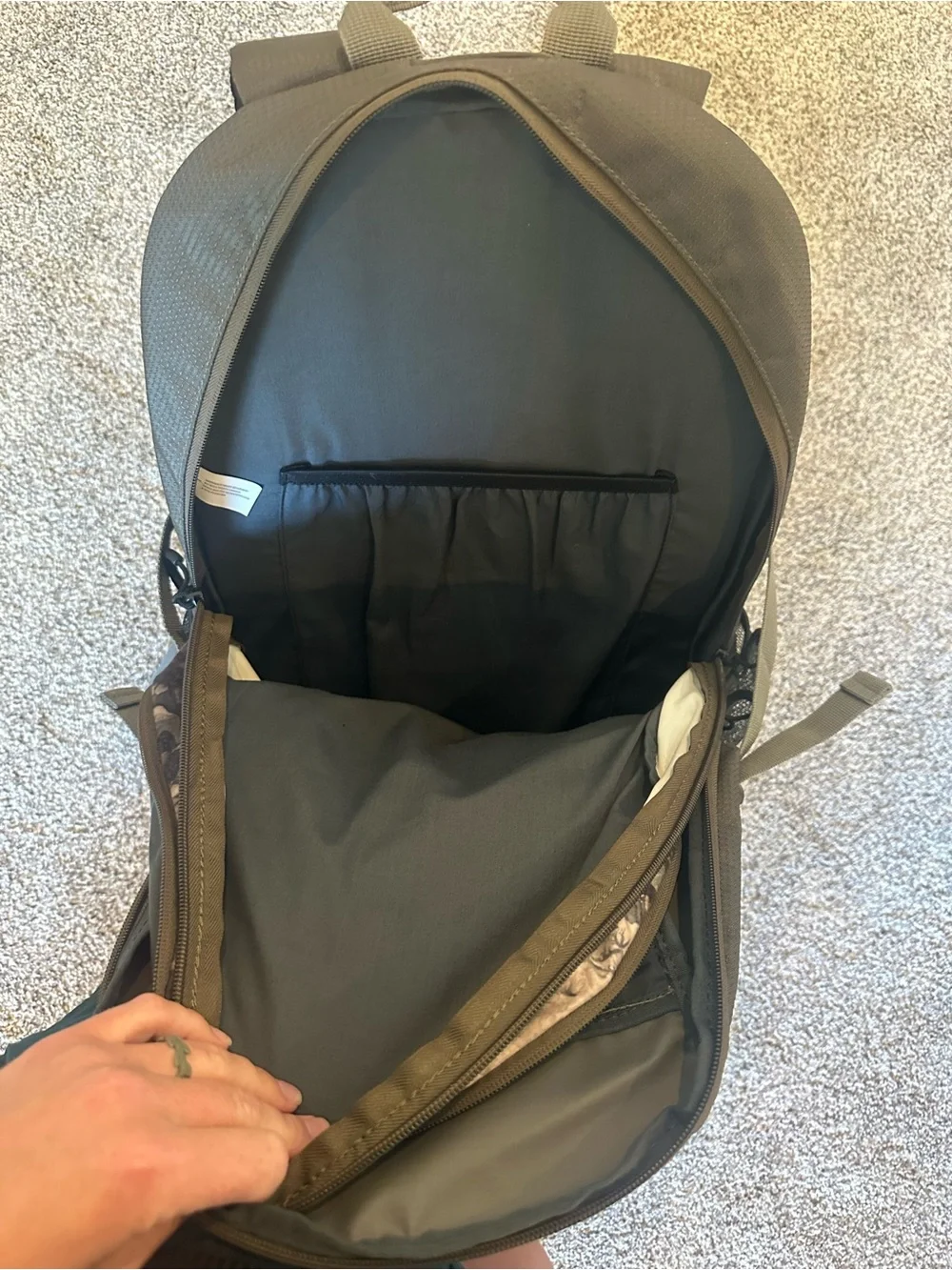 HQ Outfitters Olive Green Camo Backpack - Outdoor Daypack